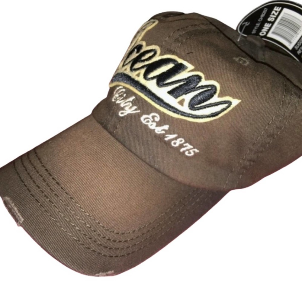 NEW! Brown Ocean City Ball Cap Hat Baseball Cap Vacation Unisex - Picture 7 of 9